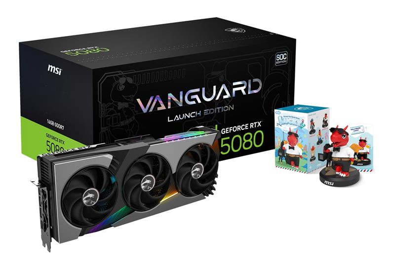 MSI GeForce RTX 5080 16G VANGUARD SOC LAUNCH EDITION