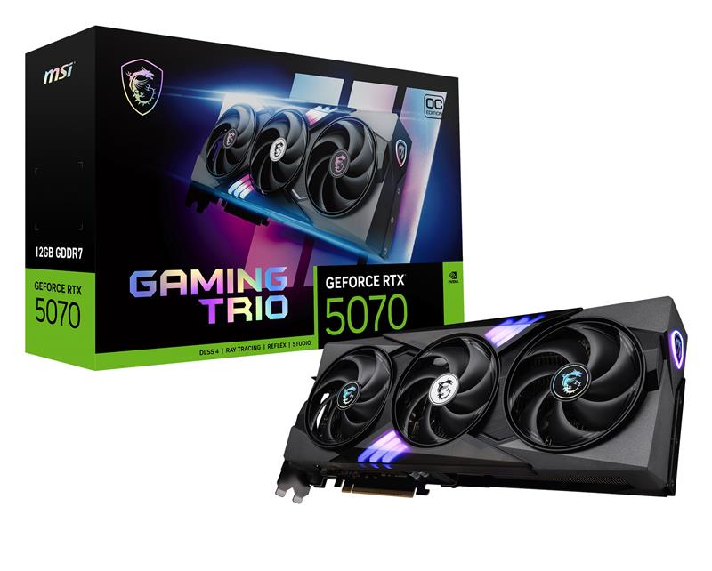 MSI GeForce RTX 5070 12G GAMING TRIO OC