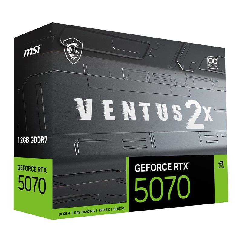 MSI GeForce RTX 5070 12G VENTUS 2X OC, 12GB GDDR7 - Canada