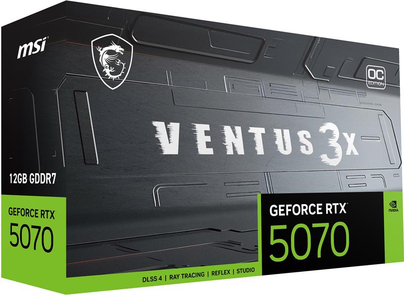 MSI GeForce RTX 5070 VENTUS 3X OC GDDR7 Triple Fans - Canada