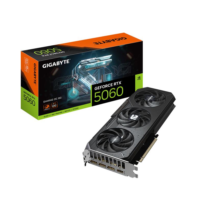 Carte graphique GIGABYTE GeForce RTX 5060 GAMING OC 8G
