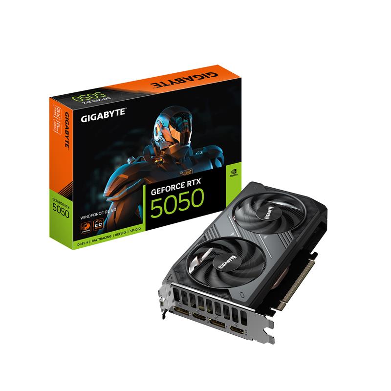 GIGABYTE GeForce RTX 5050 WINDFORCE OC 8G, 8 Go GDDR6 128 bits