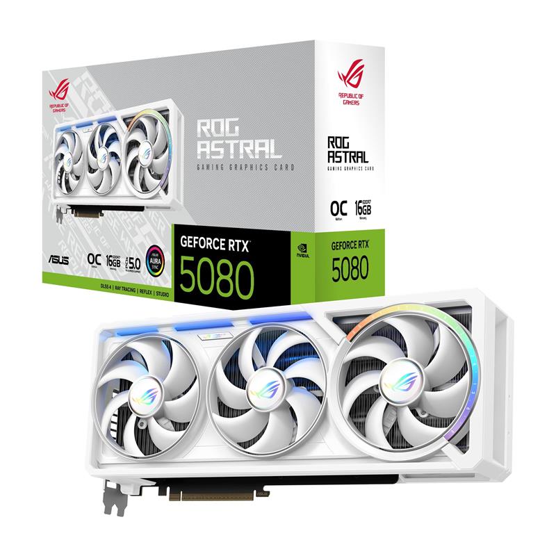 【中古】ASUS ROG ASTRAL RTX 5080 OC Buy ASUS ROG Astral GeForce RTX 5080 16GB GDDR7 Quad Fan OC