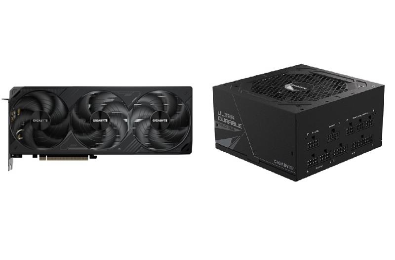 GIGABYTE GeForce RTX 5070 Ti WINDFORCE SFF 16G GPU + GP-UD850GM PG5 PSU