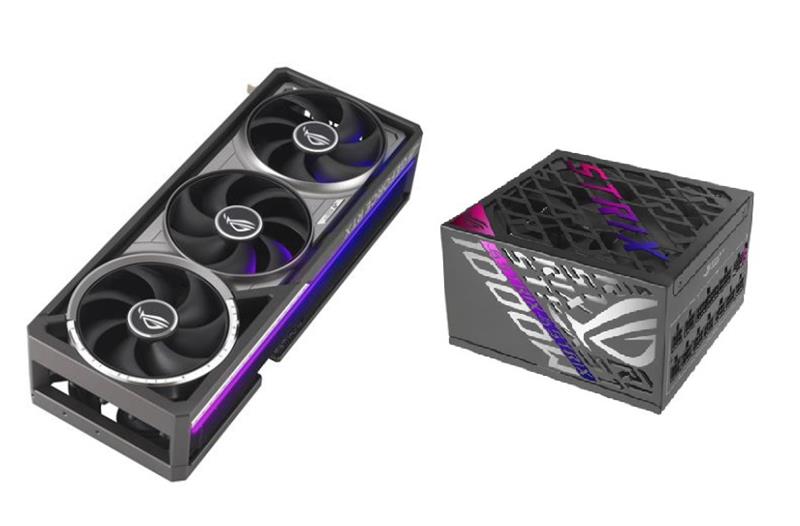 ASUS ROG Astral GeForce RTX 5080 GPU + ROG STRIX 1000W Platinum Power Supply