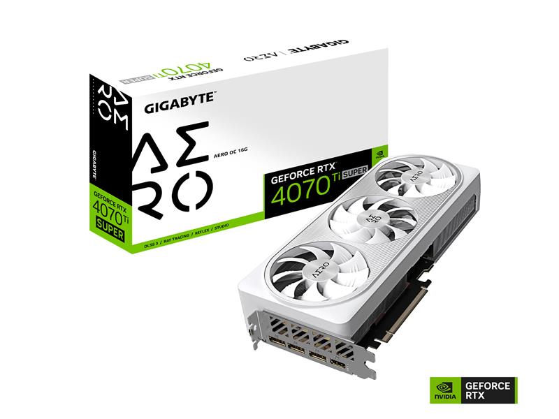 GIGABYTE GeForce RTX 4070 Ti SUPER AERO OC 16G(Open Box)