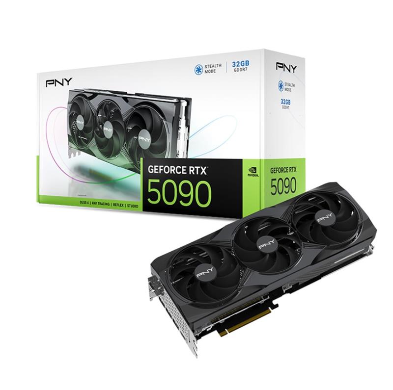 PNY GeForce RTX 5090 Triple Fan GDDR7 Trois ventilateurs