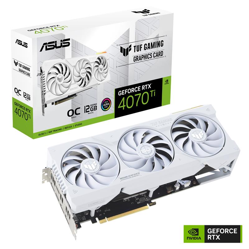 ASUS TUF Gaming GeForce RTX 4070 Ti OC White Edition