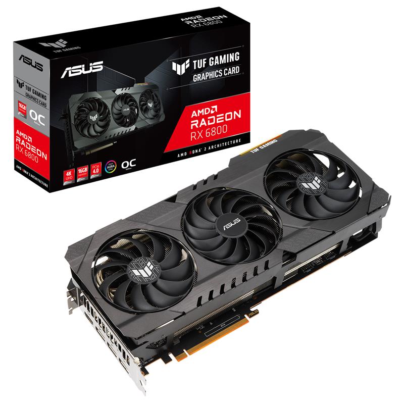 ASUS TUF GAMING AMD Radeon™ RX 6800 OC Edition Graphics Card(Open Box)