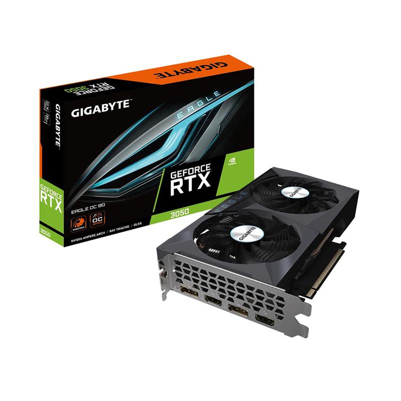 GIGABYTE GeForce RTX 3050 EAGLE OC 8GB GDDR6 Video Card