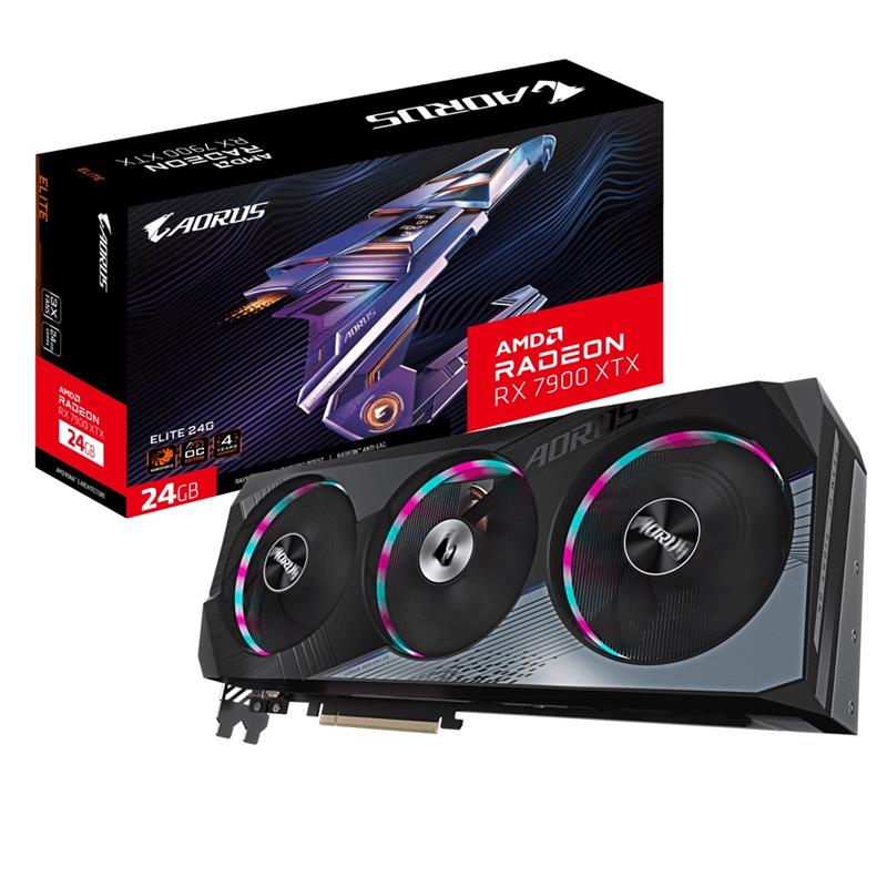 GIGABYTE Radeon RX 7900 XTX AORUS ELITE 24GB GDDR6 Graphics Card