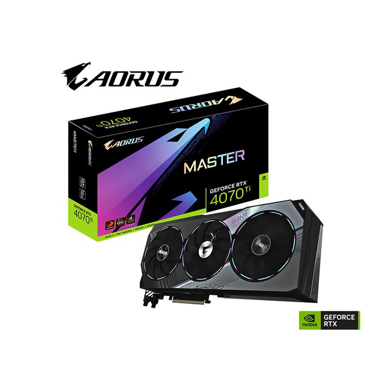 GIGABYTE AORUS RTX 4070 Ti MASTER 12GB GDDR6X Graphics Card