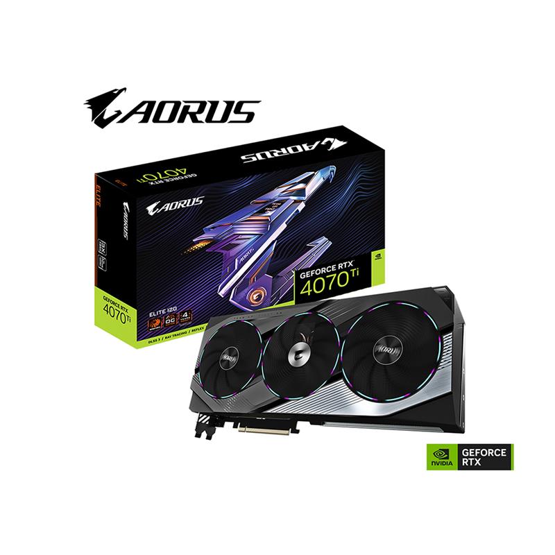 GIGABYTE AORUS GeForce RTX 4070 Ti ELITE 12GB GDDR6XGraphics Card