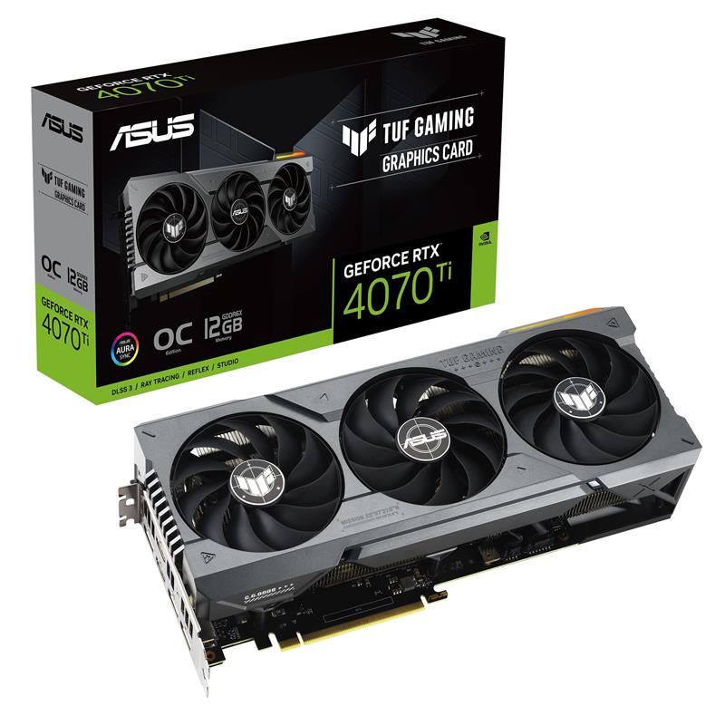 ASUS TUF Gaming GeForce RTX 4070 Ti OC 12GB GDDR6X Edition Gaming Graphics Card(Open Box)