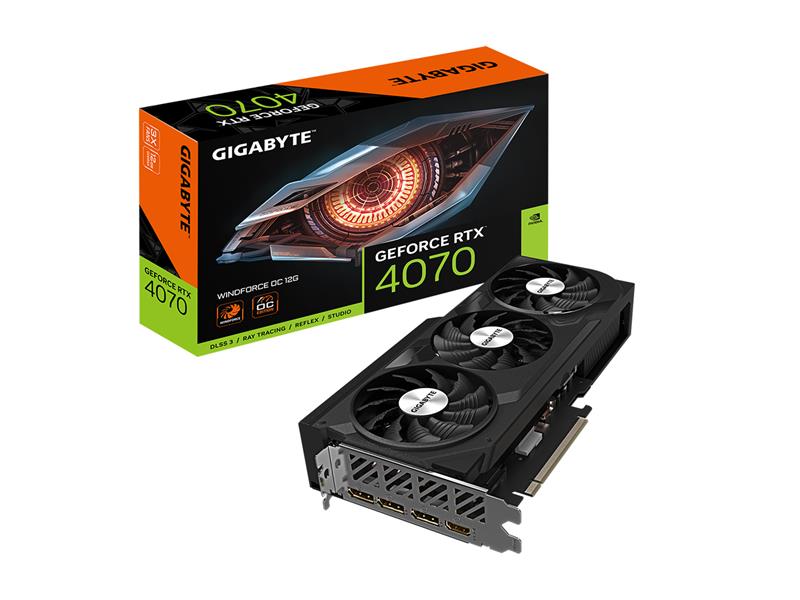 GIGABYTE GeForce RTX 4070 WINDFORCE OC 12GB GDDR6X  Graphics Card