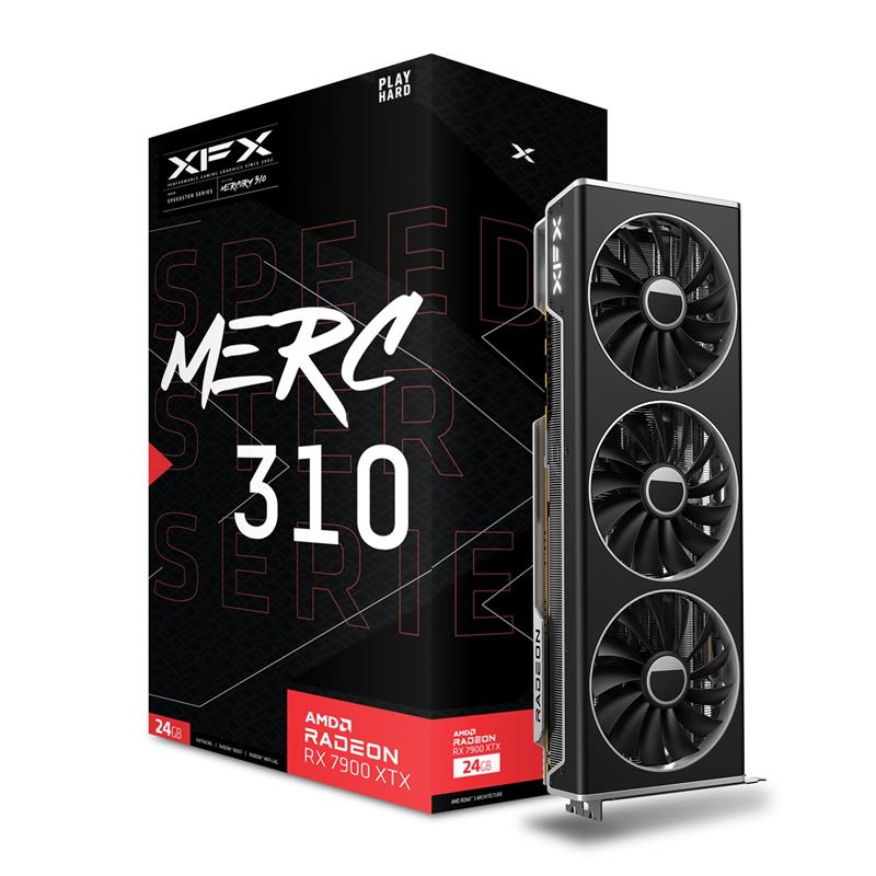 XFX SPEEDSTER MERC310 Radeon RX 7900 XTX BLACK 24GB(Open Box)