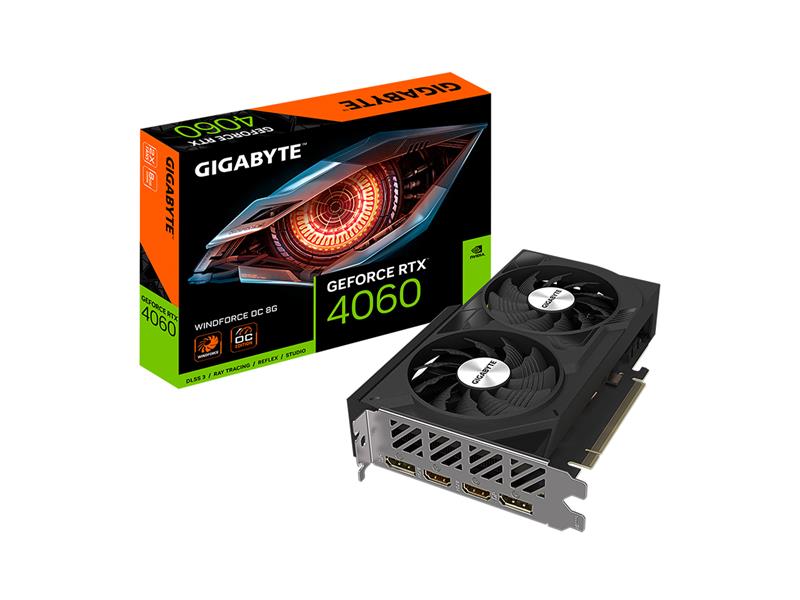 GIGABYTE GeForce RTX 4060 WINDFORCE OC 8GB GDDR6 Graphics Card