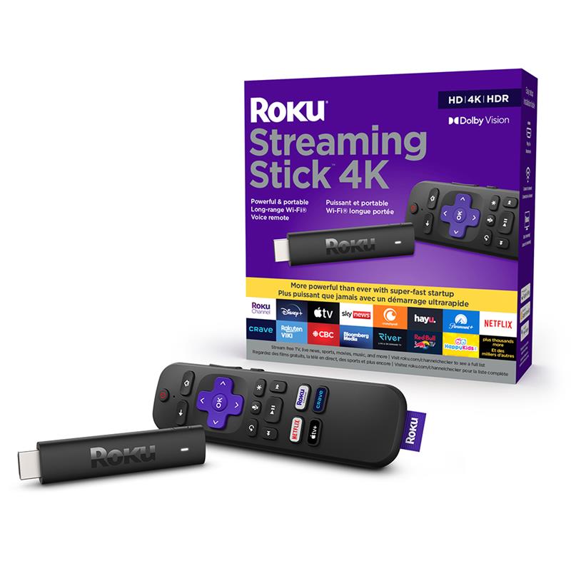 ROKU Streaming Stick 4 - 3820CA2(Open Box)