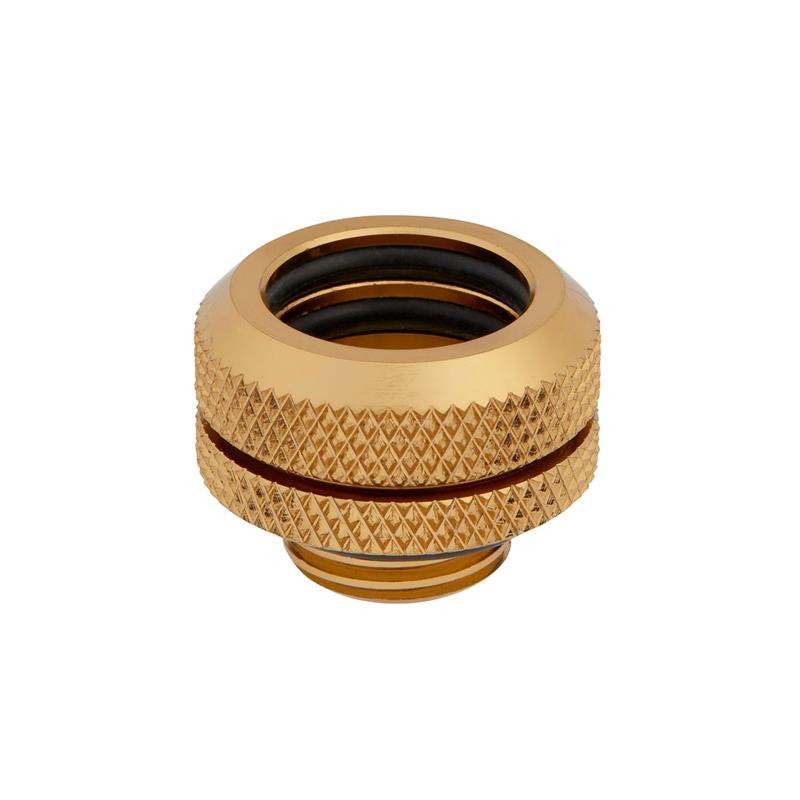 CORSAIR Fitting (hard tube),XF Hardline 4-pack (14mm OD compression; gold)