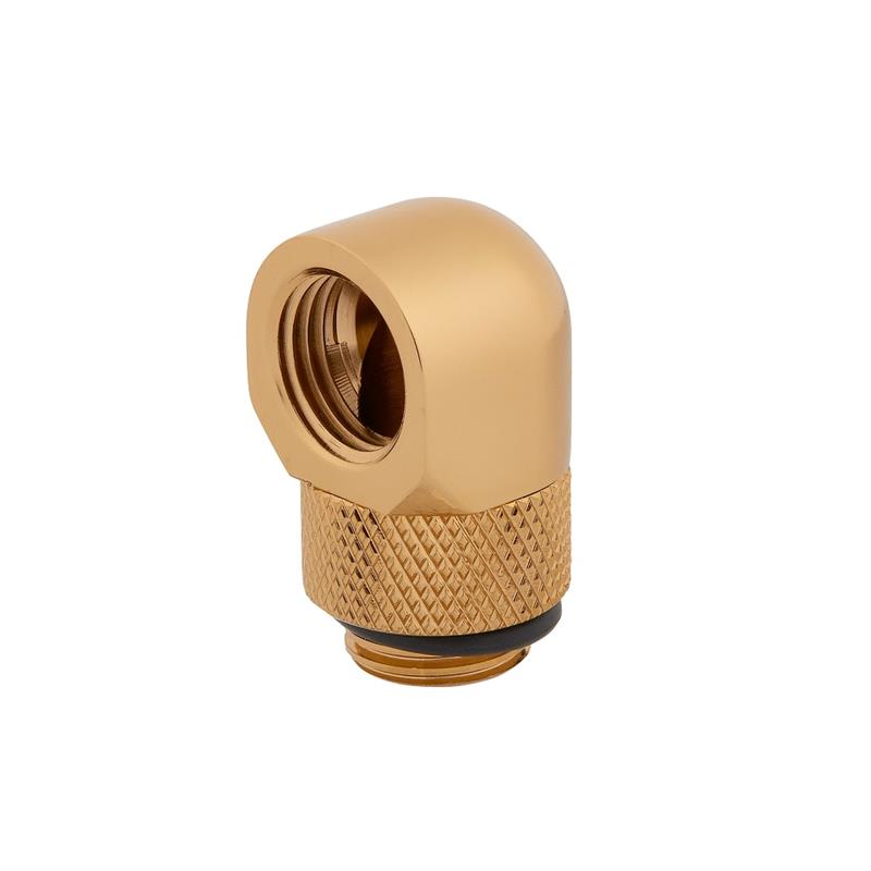 CORSAIR Fitting (adapter),XF Adapter 2-pack (90° Angled rotary; gold)