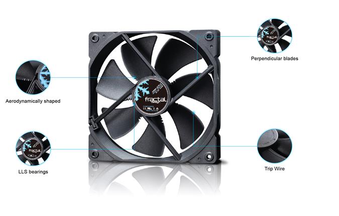 FRACTAL DESIGN Dynamic X2 GP Cooling Fan - Black