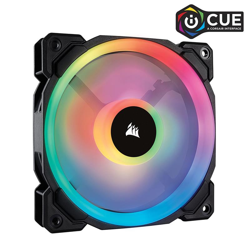 CORSAIR LL Series RGB 140mm RGB LED PWM Fan, Single Pack(Open Box)