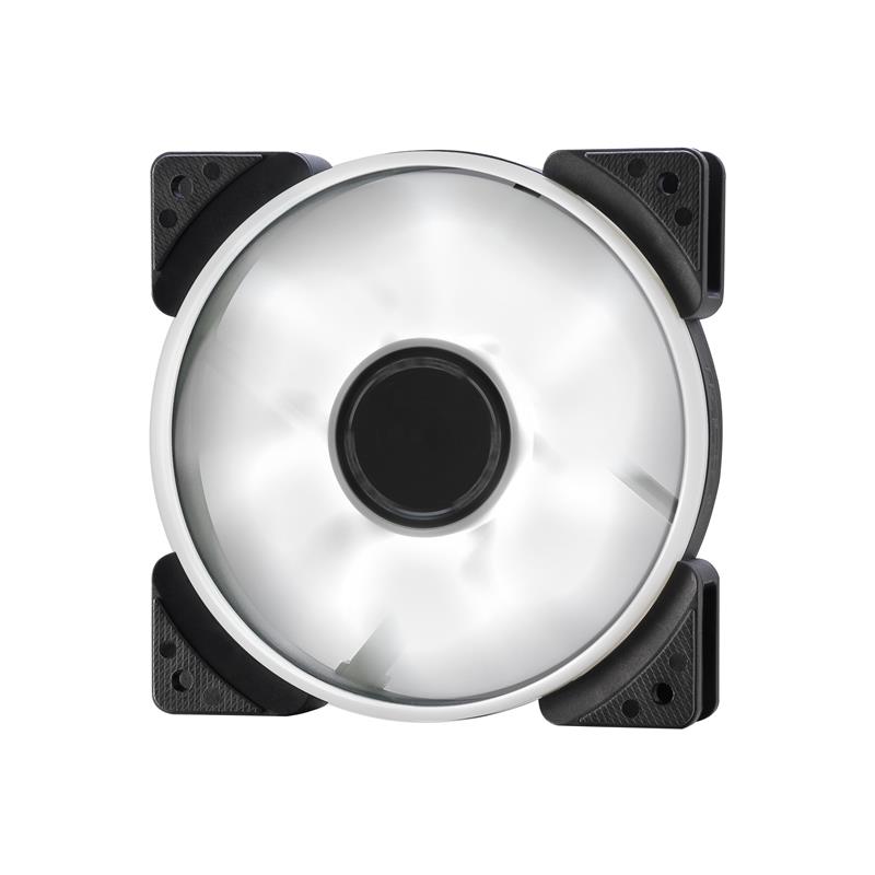 FRACTAL DESIGN Prisma SL-12 120mm White LED Long Life Sleeve Bearing Computer Case Fan