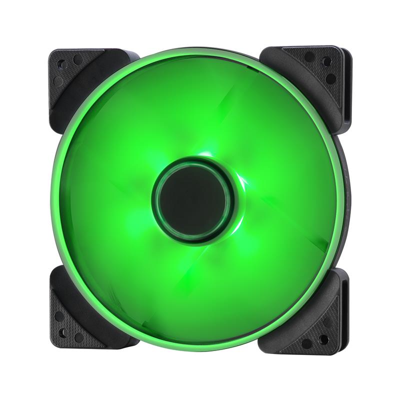 FRACTAL DESIGN Prisma SL-14 140mm Green LED Long Life Sleeve Bearing Computer Case Fan