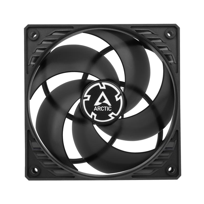 Arctic P12 PWM (Black/Transparent) – 120mm Pressure optimized case fan | PWM Controlled speed