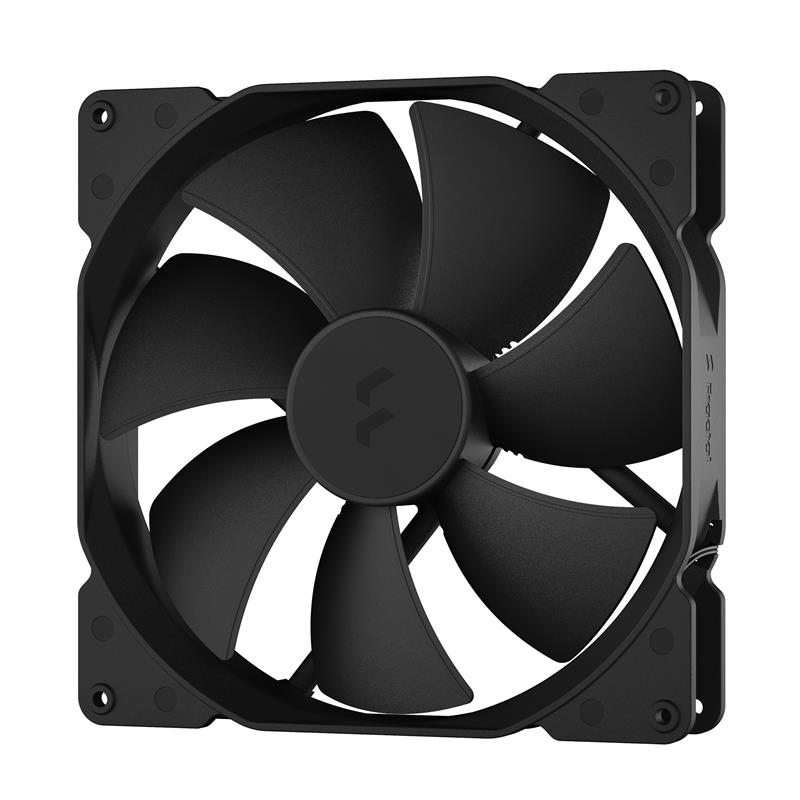 FRACTAL DESIGN Dynamic X2 PWM GP-18 180 mm High Durability LLS Bearing Black Edition Radiator Optimized Computer Case Fan