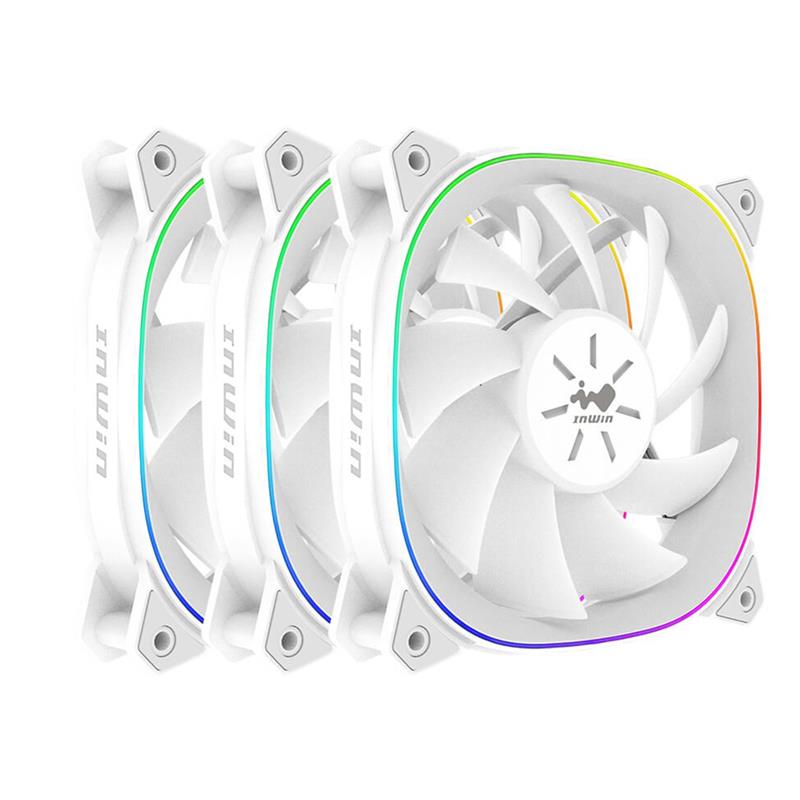 InWin Sirius Extreme Pure ARGB Fan Triple Pack (IW-FN-ASE120P-3PK), White