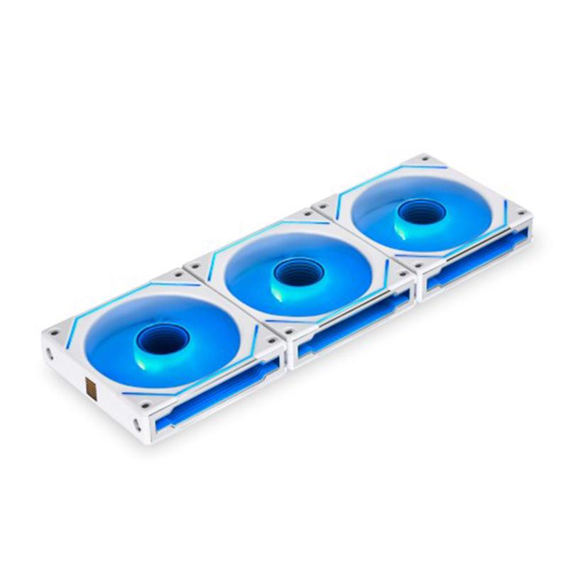 LIAN LI Uni Fan SL Infinity 120 RGB Case Fan, 3 Pack w/ Fan Controller - White