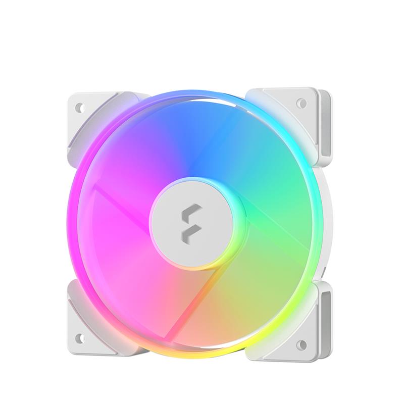 FRACTAL DESIGN Prisma AL-12 ARGB PWM White 120 mm Addressable RGB LED LLS Bearing Computer Case Fan