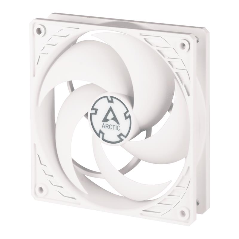 Arctic P12 PWM (White) – 120mm Pressure optimized case fan | PWM Controlled speed