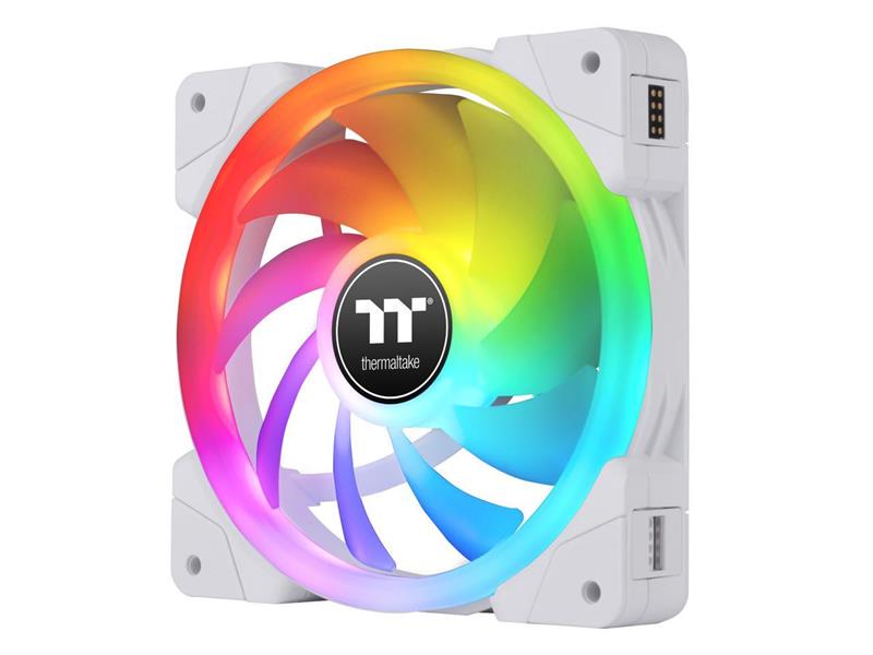 THERMALTAKE SWAFAN EX14 ARGB PC Cooling Fan, White