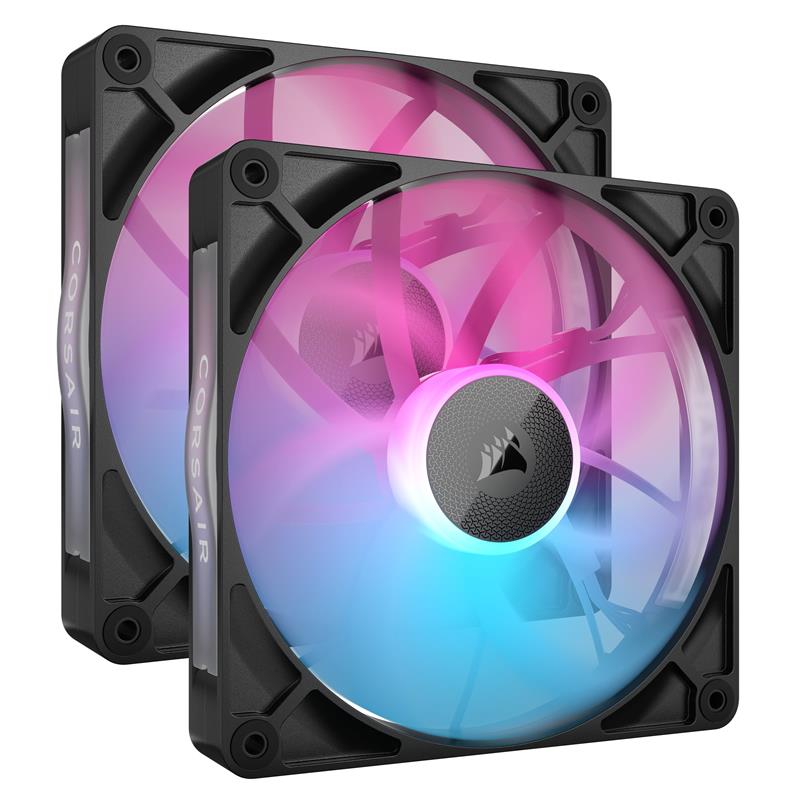 CORSAIR RX Series, iCUE LINK RX140 RGB 140mm Fan, Dual Pack