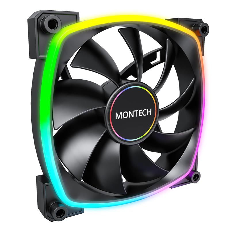 Montech AX 140 PWM Case Fan, Black(Open Box)