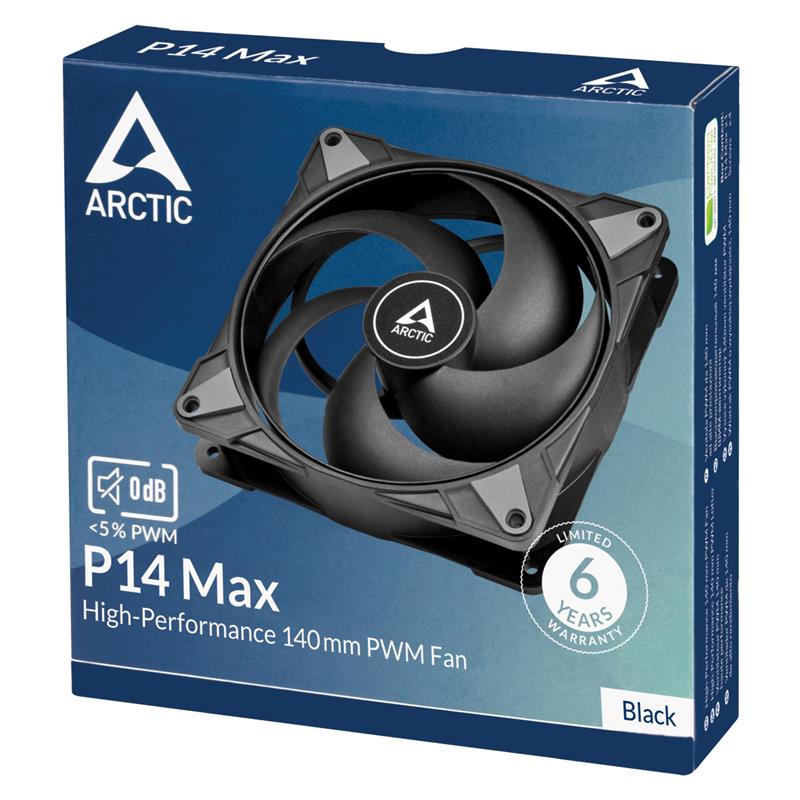 Arctic P14 MAX 140mm PWM Fan, 1 Pieces - Canada Computers