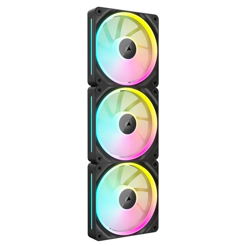 CORSAIR iCUE LINK LX120 RGB 120mm PWM Fans Starter Kit, Black