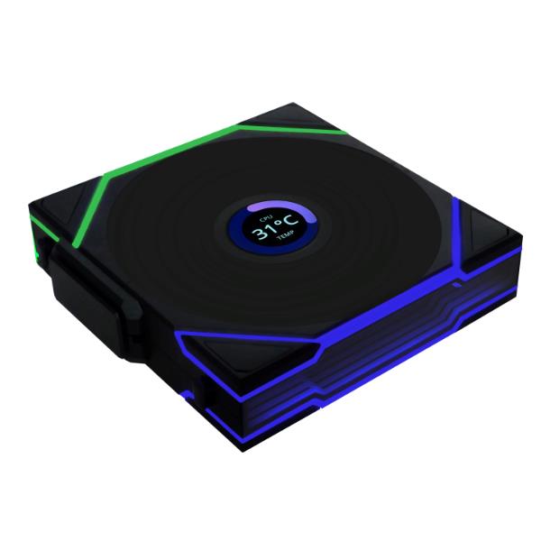 Lian-Li Fan 12TLLCD1W1B FDB fan Black