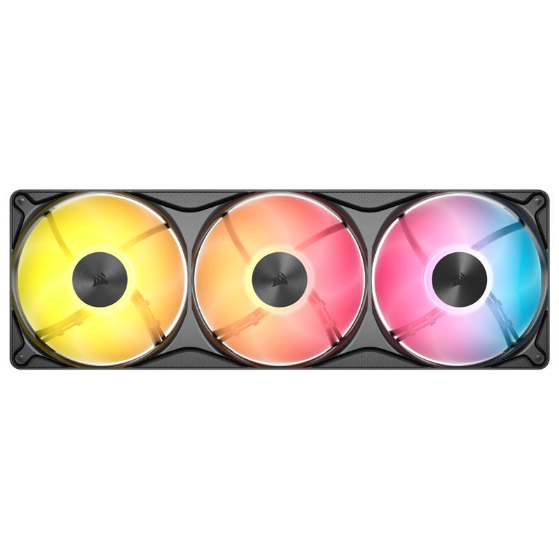 CORSAIR RS360 II ARGB 120 mm Regular Ventilateur Paquet de 3 Noir