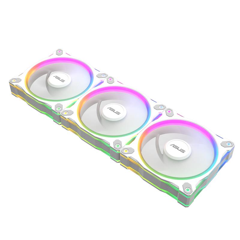 ASUS ASUS Prime MR120 ARGB Fan - Triple Pack 120mm Case Fan  White
