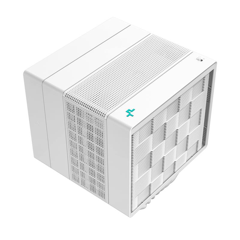 DeepCool ASSASSIN IV WH Premium CPU Air Cooler, White, Dual-Tower, 120/140mm FDB Fan Configuration