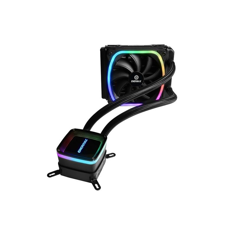 ENERMAX AQUAFUSION 120 SquA RGB fan Black All-in-one CPU Liquid Cooler (ELC-AQF120-SQA)