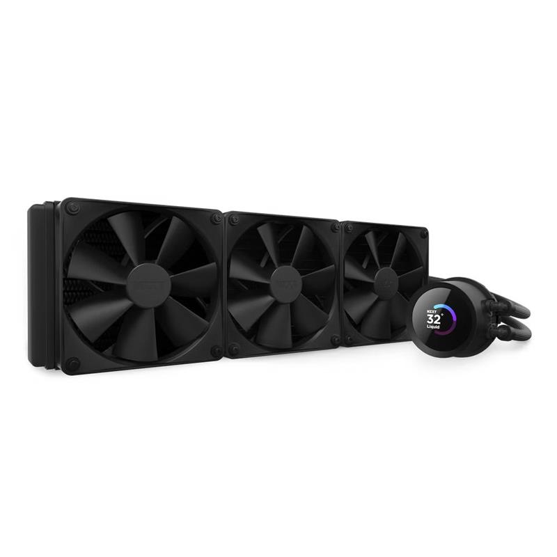 NZXT Kraken 360 - 360mm AIO liquid cooler w/ 1.54in. Display and Radiator Fans (Black)