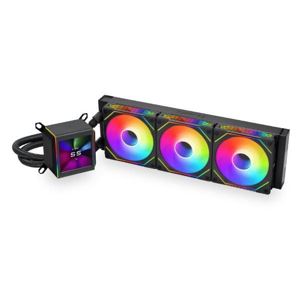 LIAN LI Galahad II LCD SL-INF 360mm AIO Liquid CPU Cooler - Black