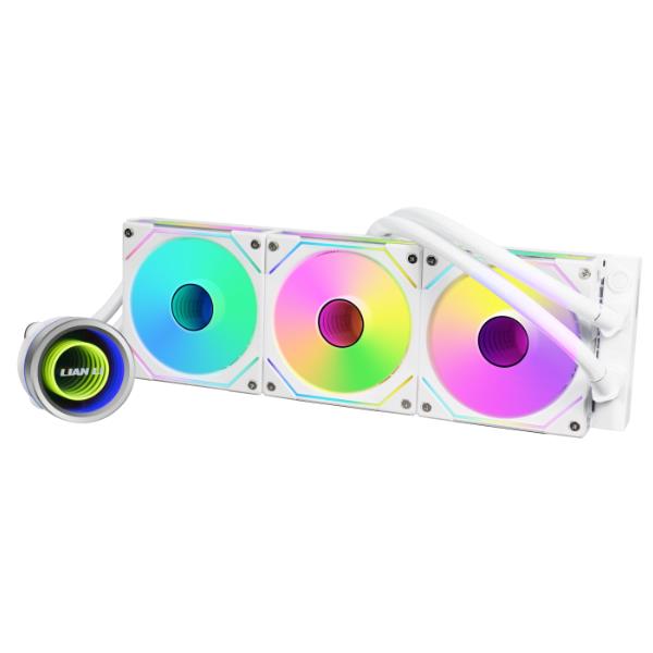 LIAN LI Galahad II Trinity SL-INF 360mm AIO Liquid CPU Cooler - White