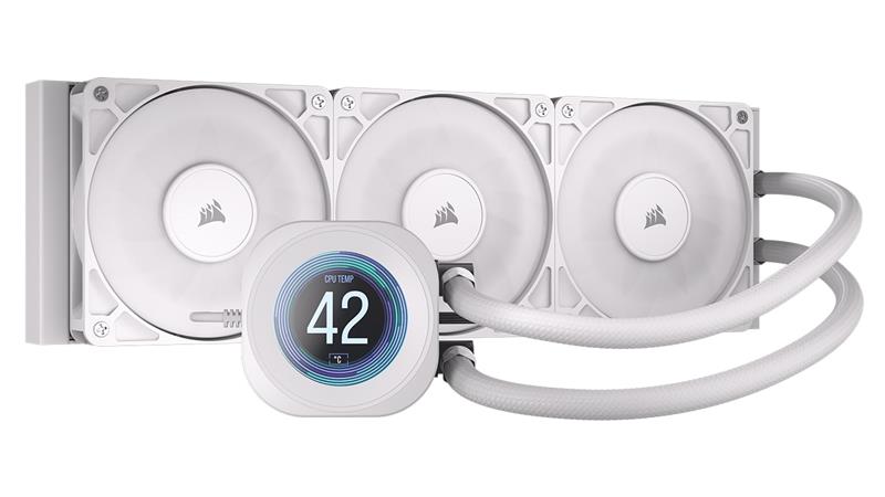 CORSAIR NAUTILUS 360 RS LCD Liquid CPU COOLER  -White