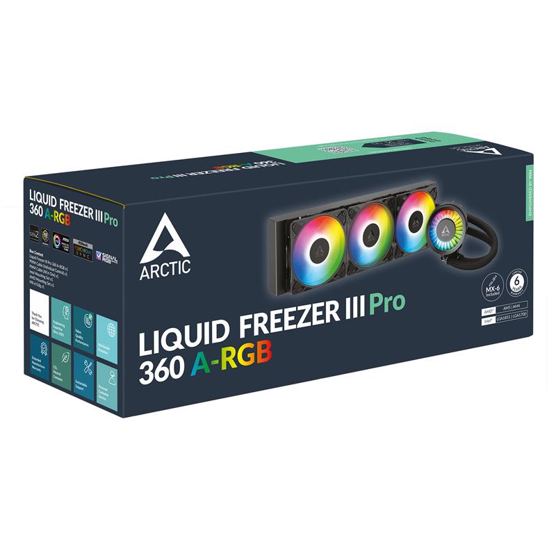 Arctic Liquid Freezer III PRO 360 A-RGB Black AIO CPU Water