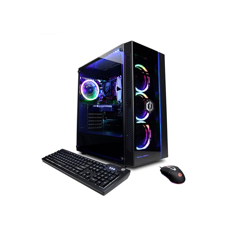 CyberPowerPC - Gamer Master Gaming Desktop - AMD Ryzen 3 3100 - 8GB Memory - NVIDIA GeForce RTX 3050 - 500GB SSD - Black